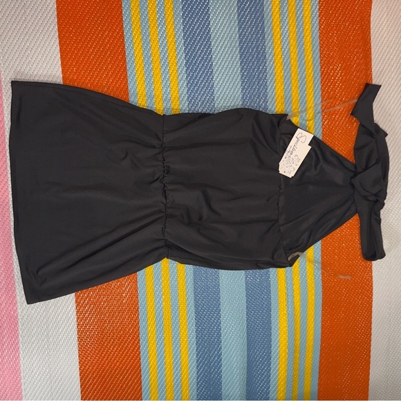 Speechless Black Backless Halter Top Dress Skirt Women’s Size Medium - Picture 3 of 5